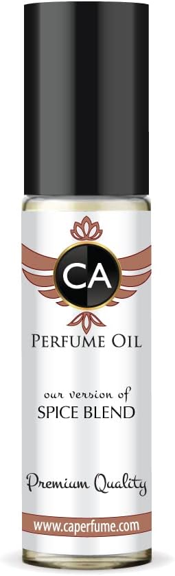 CA Perfume Club Impression of Christian Spice Blend For Women & Men Replica Body Oil Dupes Concentrated Fragrance Clone Alcohol-Free Grand Quality Sample Size Type For Parfums Cologne 0.3 Fl Oz/10ml