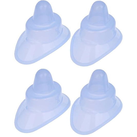 4Pcs Silicone Eye Wash Cup with Scale, Reusable Eye Wash Cleaner Eyewash Soft Eye Bath Cup Eye Wash Cup For Elderly Women Men Children