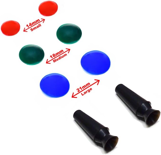 Corneal Shield Protector, Pack of 3 Pairs, Small, Medium, Large