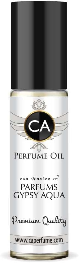 CA Perfume Club Impression of Byrd Parfums Gypsy Aqua For Women & Men Replica Fragrance Body Oil Dupes Alcohol-Free Essential Aromatherapy Sample Travel Size Long Lasting Attar Roll-On 0.3 Fl Oz/10ml
