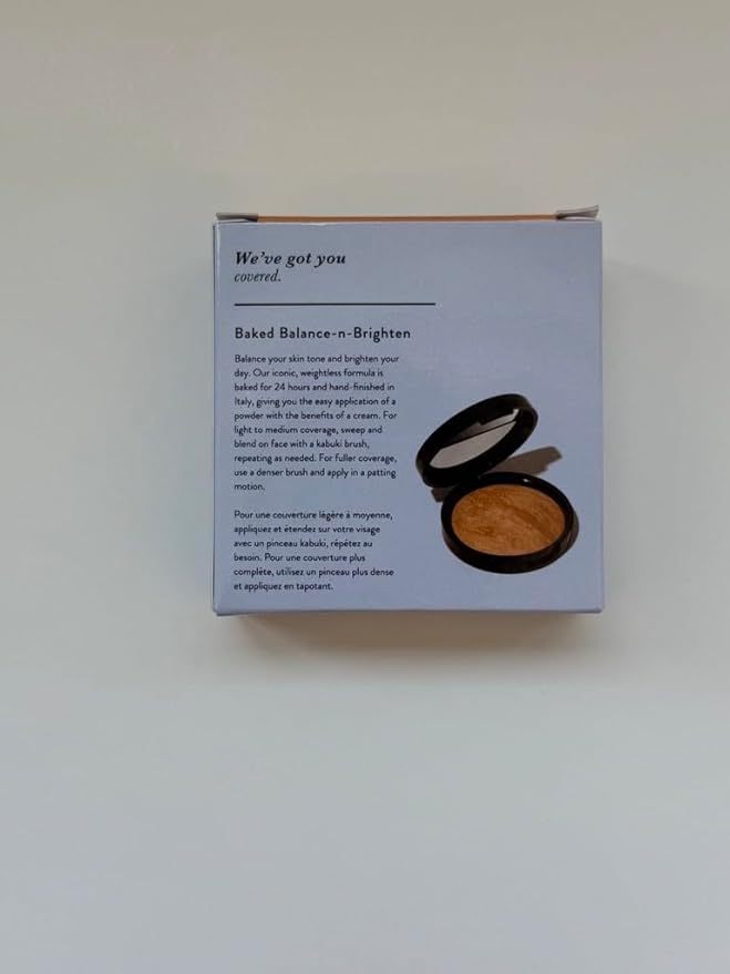 LAURA GELLER NEW YORK Baked Double Take Powder Foundation - Tan - Buildable Medium to Full Coverage - Matte Finish