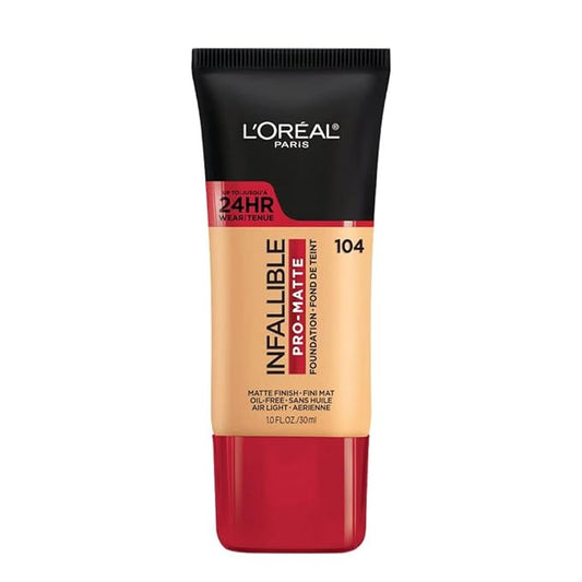 L'Oreal Paris Cosmetics Makeup Infallible Pro-Matte Liquid Longwear Foundation, Golden Beige, 1 fl oz