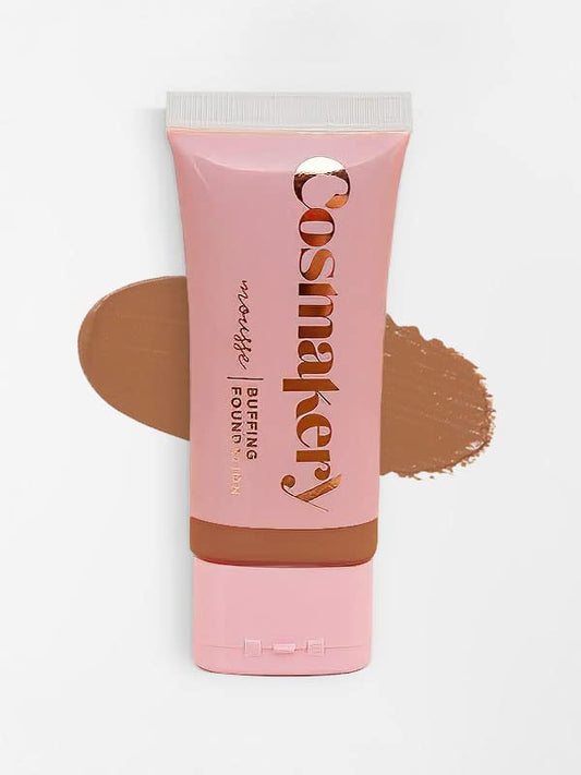 Foundation for Light to Full Coverage - Mousse Liquid Makeup Foundation for Uneven Skin Tone - Diverse Skin Types Mature, Dry, Oily - Oil-free, Cruelty-free (Rich)