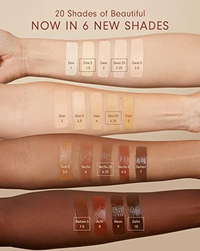 Monika Blunder Beauty - Blunder Cover Foundation Concealer - Shade: 6.5 - Sechs.5 - Deep Red Undertones - Clean Beauty, Cruelty-Free, Vegan, All-In-One - 0.62 oz