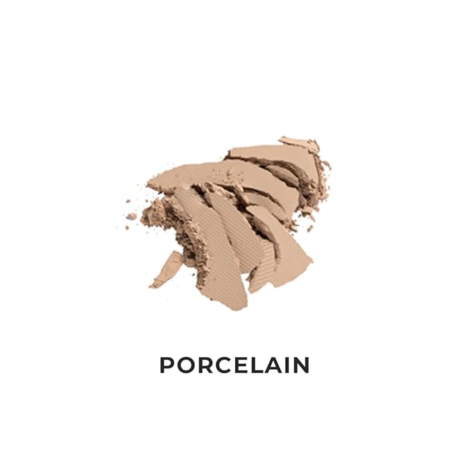 Lamel Stay Matte Compact Powder - Light Natural Coverage - Universal Neutral Undertone - Cruelty Free - Porcelain - N.401