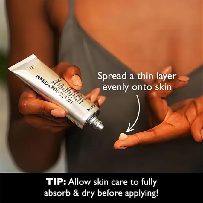 Face Tightener No-Filter Primer,Instant Face Tightener No-Filter Primer,Face Blurring Primer for Face Before Makeup,Skin Tightening Cream for Face for All Skin Types（1PCS)