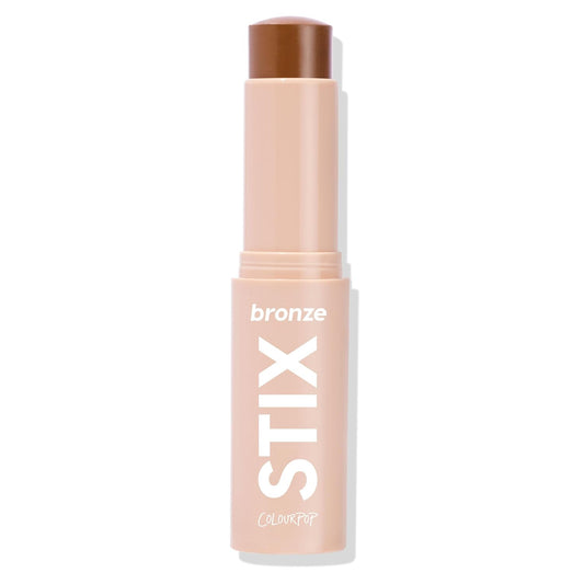 ColourPop Cream Bronzer Stick - Blendable Cream Contour & Glowy Summer Makeup with a Natural, Matte Finish - Buildable Formula for Shimmer-Free, Sun-Kissed Warmth - Shell Beach (0.28 oz)