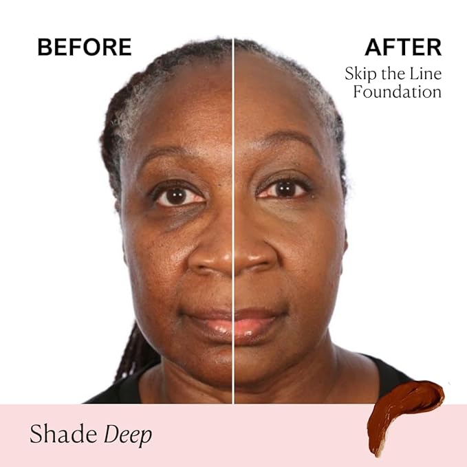 Nakery Full Coverage Foundation for Women - 5 in 1 Plumping Liquid Foundation Makeup - Serum Infused Makeup Foundation Smart Color Adapt with Niacinamide & Hyaluronic Acid for All Skin Types - Deep