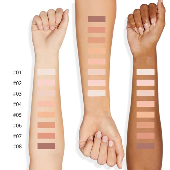 Oil Control Face Pressed Powder, Matte powder setting powder, long-lasting and waterproof loose powder, Flawless Lightweight Face Cosmetics, Cruelty-free, (06, 1 Pcs)