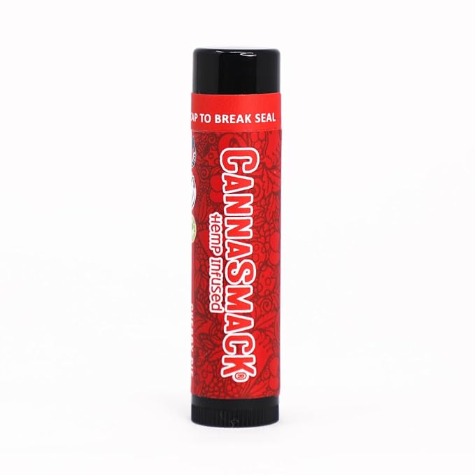 CannaSmack Natural Hemp Lip Balm - Cherry Flavor