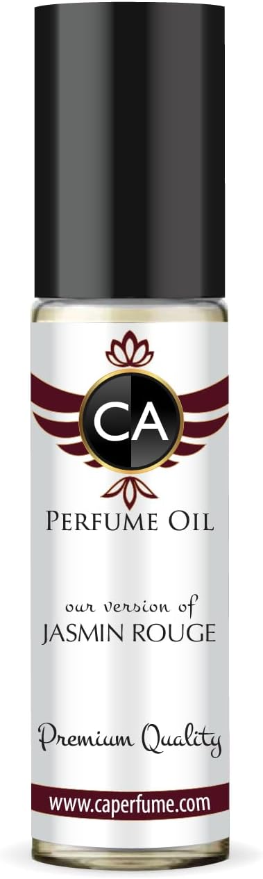 CA Perfume Club Impression of Jasmin Rouge For Women Replica Fragrance Body Oil Dupes Parfums 0.3 Fl Oz/10ml-X1