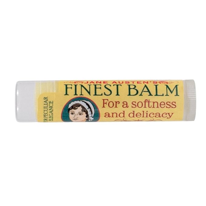 Jane Austen's Finest Balm, Lip Balm Tube, Peppermint Flavored - Cruelty-Free and Made in the USA from Natural and Imported Ingredients