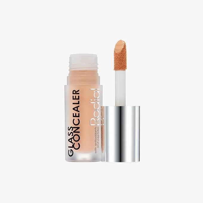 Rodial Glass Concealer Shade 1 - Luminous, Full-Coverage Cream with Peptides and Antioxidants for Flawless Skin, 0.1 fl. oz.