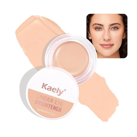evpct under Eye Corrector Brightener Concealers for Older Women Dark Circles, under Eye Cream Pot Concealer Full Coverage Peach Color Corrector Makeup, Nourishing Waterproof, 07# Fair
