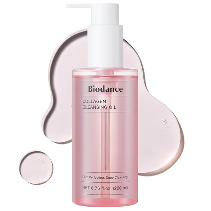 BIODANCE Collagen Cleansing Oil, Facial Oil Cleanser, Gentle Makeup Remover without Clogging Pores, Removes Bleackhed and Whitehead for Sensitive Skin, Oily Skin, Korean Skincareㅣ6.76 fl. oz. (200 ml)