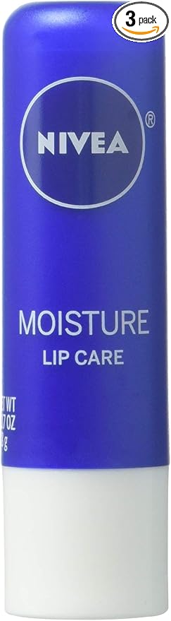Nivea Moisture Lip Care 0.17 OZ (Pack of 3)
