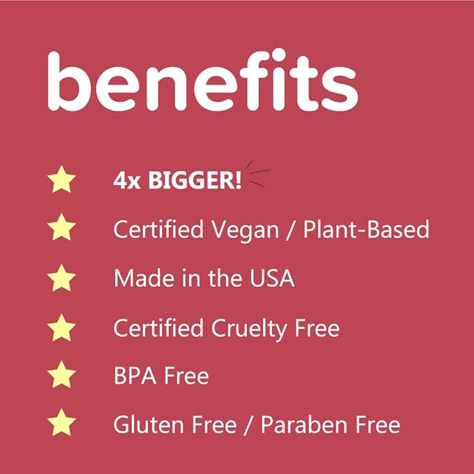 Crazy Rumors Biggie Bubble Gum Flavored All Natural, Plant Based Lip Balm to Moisturize and Nourish your Lips - Bubble Gum Tube 0.6 oz (4x Larger than standard 0.15 oz lip balm)