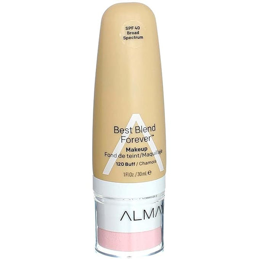Almay Best Blend Forever Foundation, Buff, 1 fl. oz., SPF 40 Broad Spectrum