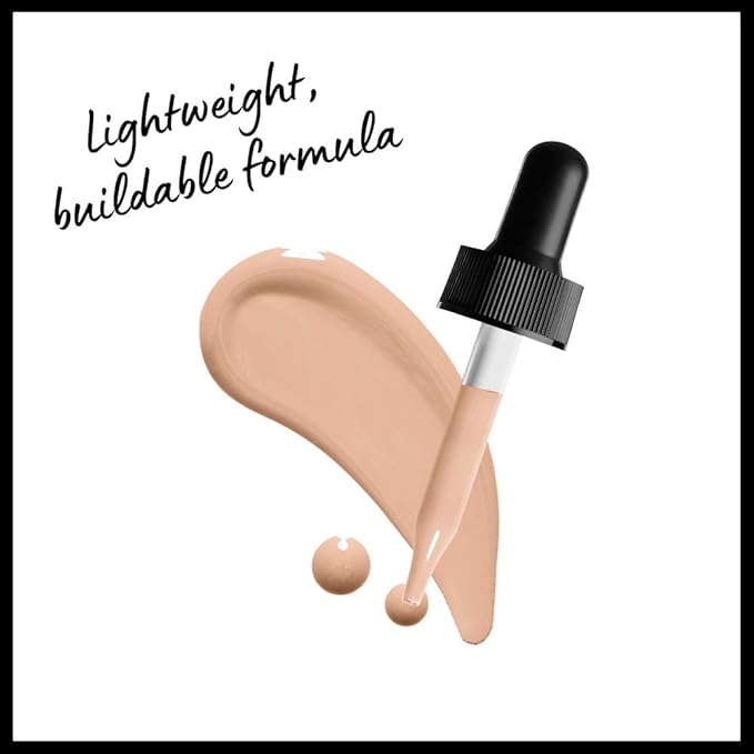 NYX PROFESSIONAL MAKEUP Total Control Pro Drop Foundation, Skin-True Buildable Coverage - Light