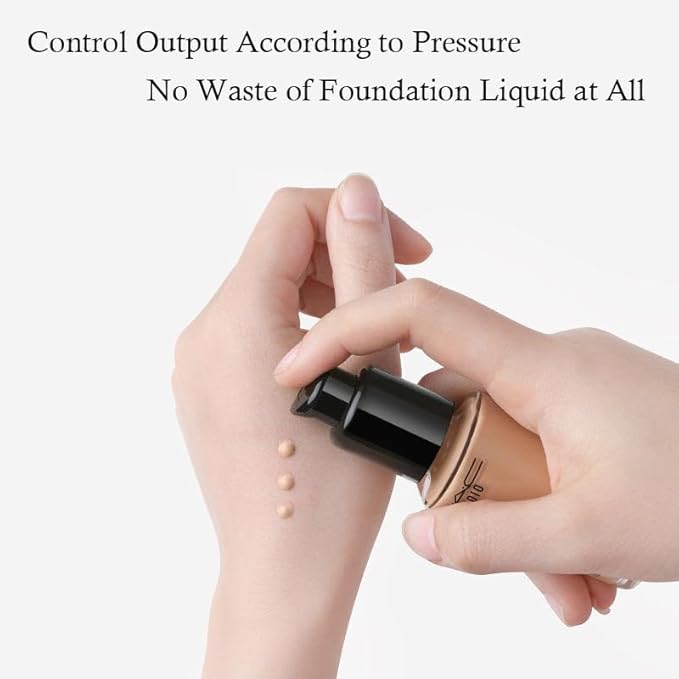 3PCS Black Replacement Foundation Pump Make-Up Cosmetic Liquid Foundation Make-Up Pump for MAC and Estee Lauder Double Wear Foundation (3PCS)