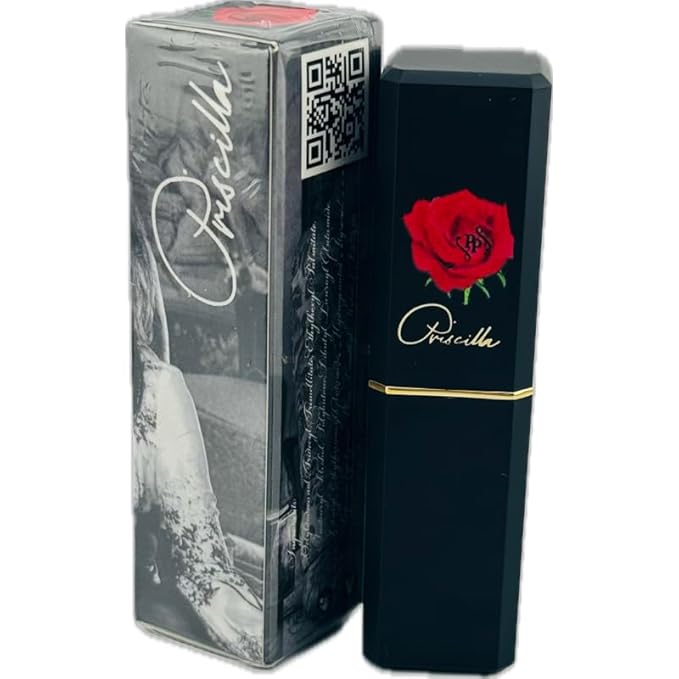 Priscilla Wild Cherry pH Lip Balm, Flavored, Vegan, No Animal Cruelty