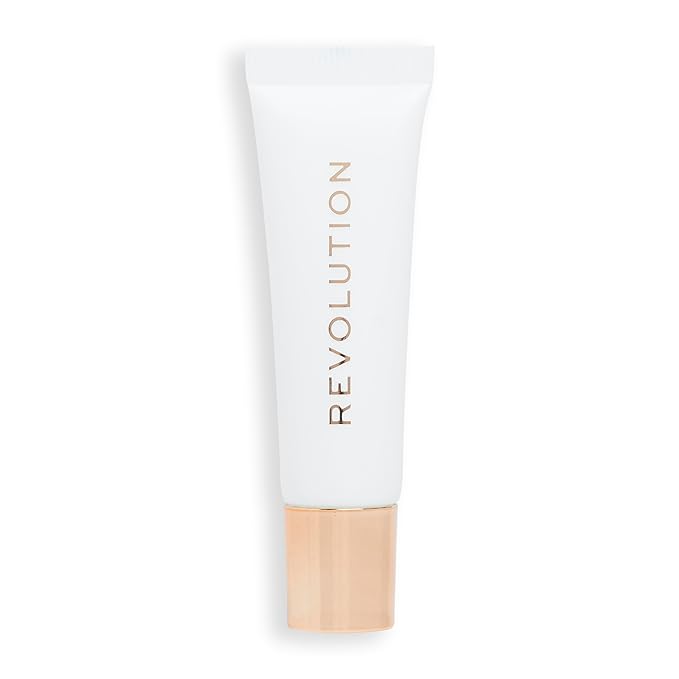 Revolution Beauty, Juicy Peptide Lip Balm, Hydrating & Plumping Lip Balm with Sheer Color, Infused with Vitamin E & Peptides, Clear Ice, 0.27 Fl. Oz