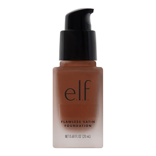 e.l.f. Flawless Finish Foundation, Lightweight & Medium Coverage, Semi-Matte Finish, Truffle, 0.68 Fl Oz (20mL)