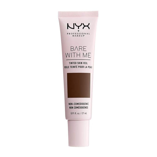 NYX PROFESSIONAL MAKEUP Bare With Me Tinted Skin Veil, Lightweight BB Cream - Deep Espresso