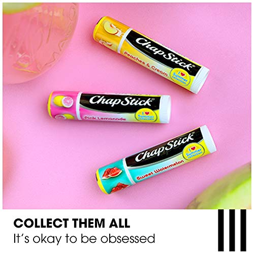 ChapStick Lip Moisturizer I Love Summer Collection 3-Packs (12 Sets/36 Tubes) – Bulk Lip Balm, Refreshing & Sweet, 0.15 Oz Ea