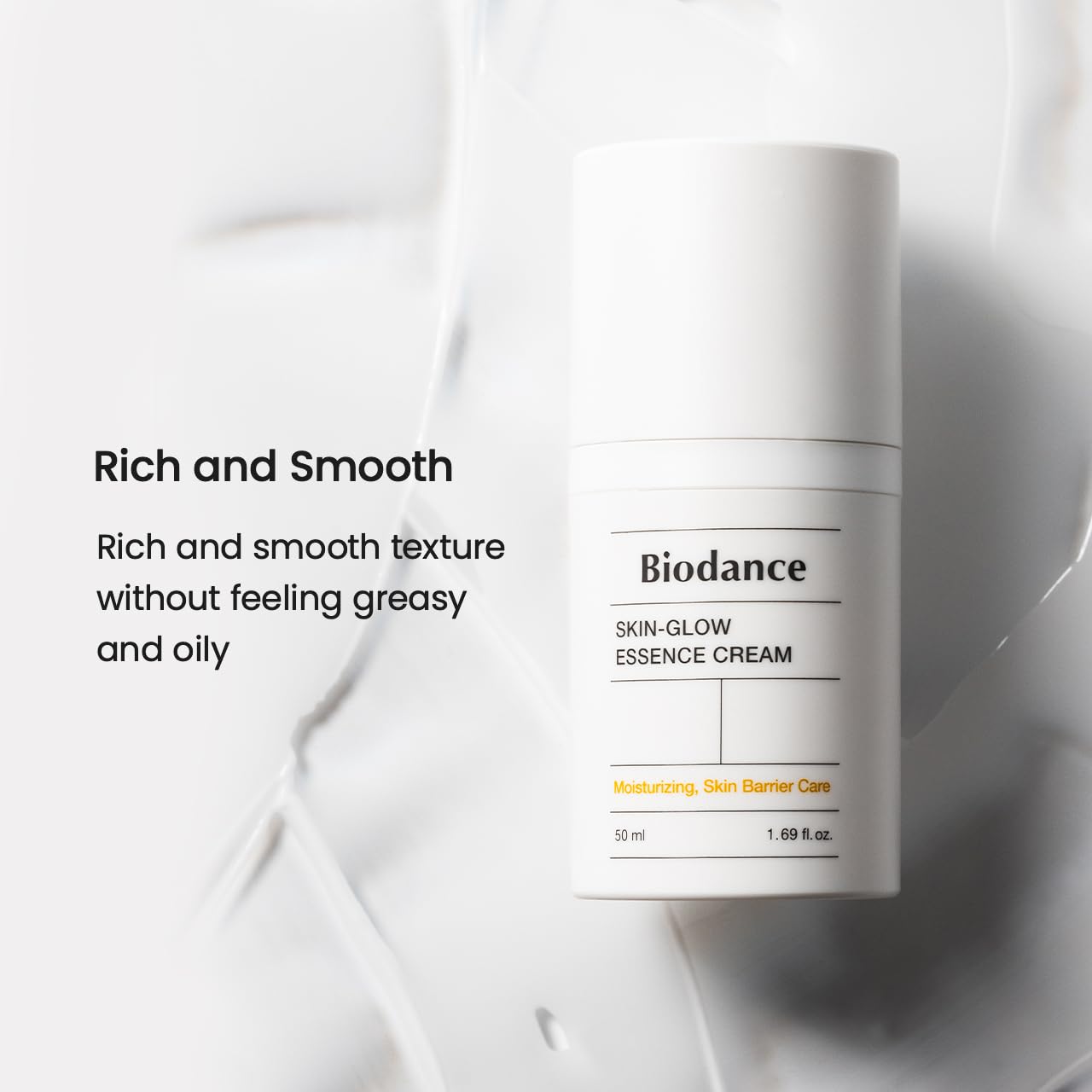 BIODANCE Skin-Glow Essence Cream, Moisturizing, Anti-Aging, Hyaluronic Acid & Ceramide Facial Moisturizer, Korean Skincare | 1.69 fl.oz, 50ml