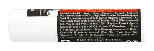 Soothing Touch Grape Fruit Lip Balm, 0.25 Ounce - 12 per case.12