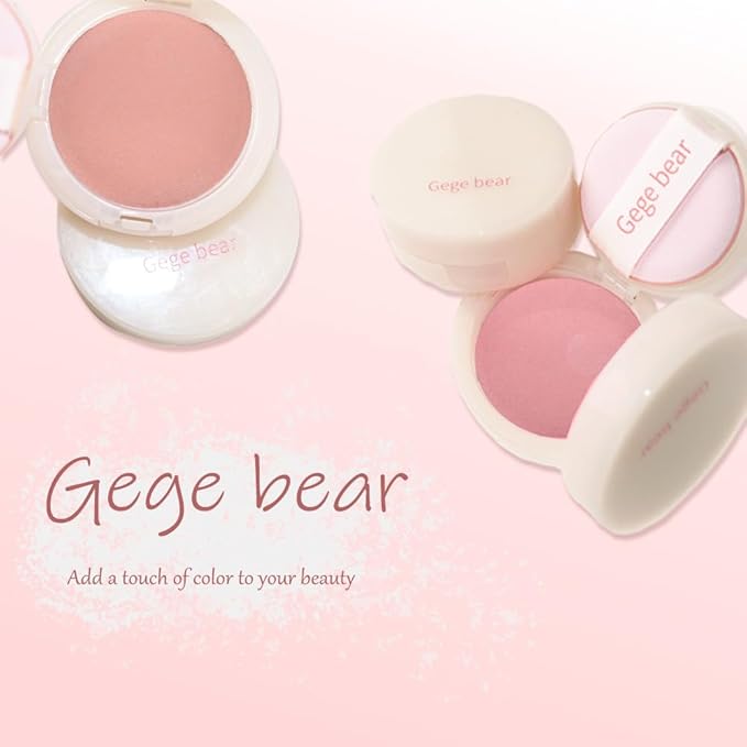 Silky Matte Blush,Blush Powder for Cheeks,Long-Lasting, Natural Look, Powder Blush Palette, Complements All Skin Tones