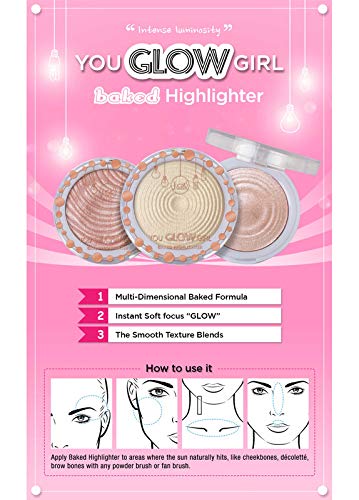 J.CAT BEAUTY You Glow Girl Baked Highlighter - Mermaid Skin