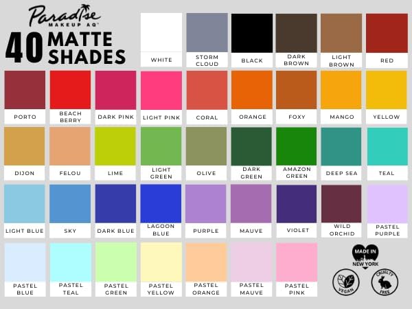 Mehron Paradise Makeup AQ 40g Face & Body Paint (Mango)