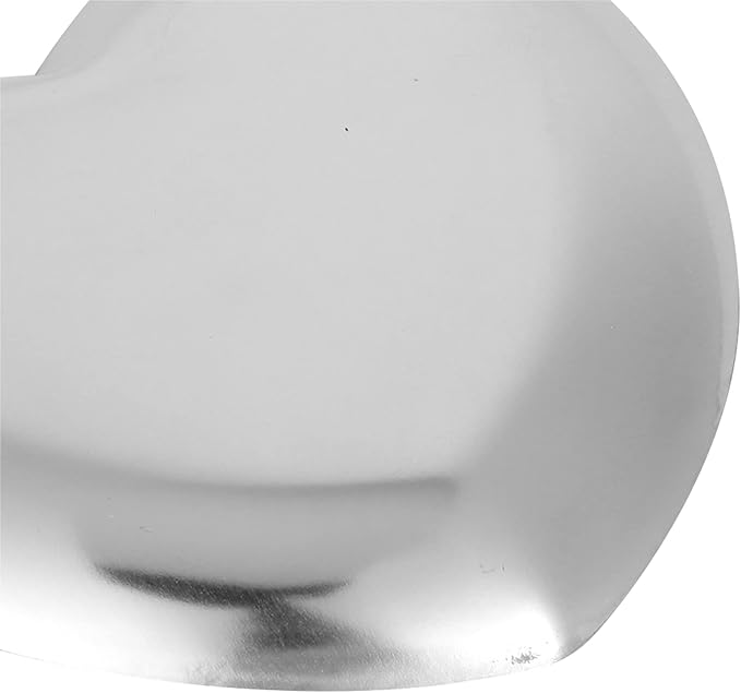 Nail Palette, Nail Palette Nail Palette Heart Shaped Art Palette Stainless Steel Palette Makeup DIY Paint Color Mixing Tray Nail Art Palette Resin(Silver)