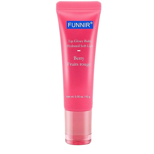 Lip Glowy Balm of Berry Scent,Moisturizing Lip Balm For A Sheer Tint Of Color-10g, Hydrate, Glossy, Lightweight, Moisturize & Tint with Shea Butter