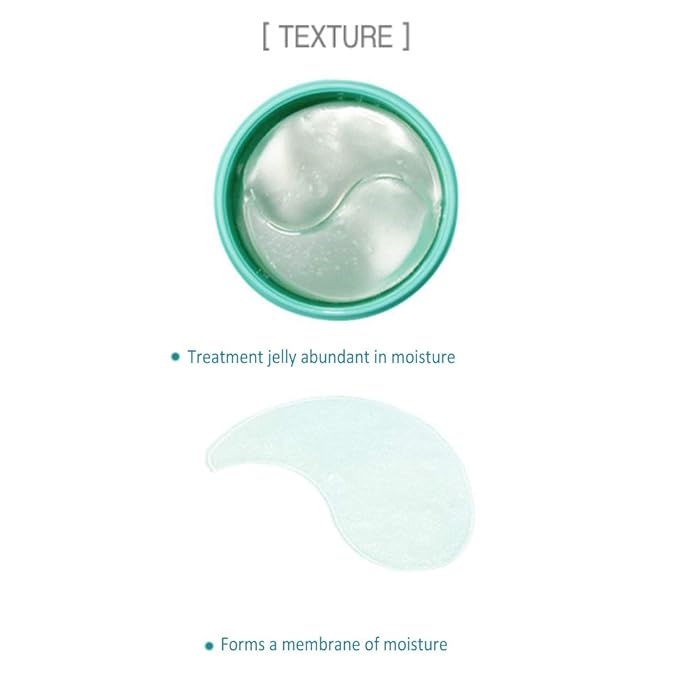 MIZON Triple Hyaluronic Acid Eye Gel Patches – Hydrogel Eye Masks with Seaweed Extract for Deep Hydration, Plumping & Soothing – 60 Pcs Under-Eye Treatment for Dryness & Fine Lines