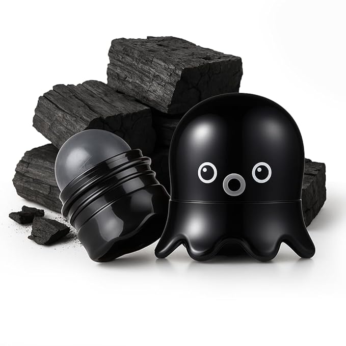 TONYMOLY Tako Pore Blackhead Remover Scrub Stick Charcoal & Dead Sea Salt Exfoliator for Blackheads, Whiteheads, Pore Cleansing & Oil Control, 0.8 oz