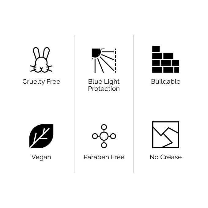 OFIR Skin Satin Medium Coverage Foundation | Vegan | Blue Light Protection | Non-Creasing | 1 FL OZ | (Milk - Very Fair Cool)