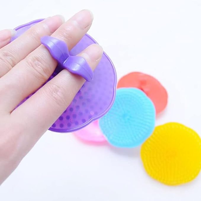 Hair Scalp Massage Shampoo Brush Massager (Assort Color_6 Pack), Color May Vary.