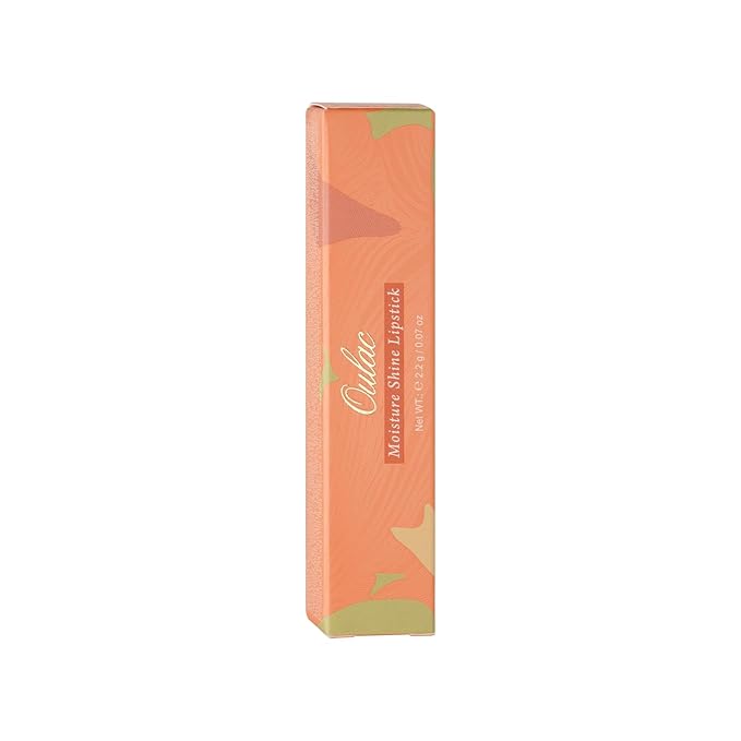 Oulac Orange Lipstick - Moisturizing Lip Stick Glossy Tinted Lip Balm, Sheer Shine Juicy Finish, Lightweight and Hydrating Formula for Dry Lip Care, Vegan 2.2g/0.07oz (08)