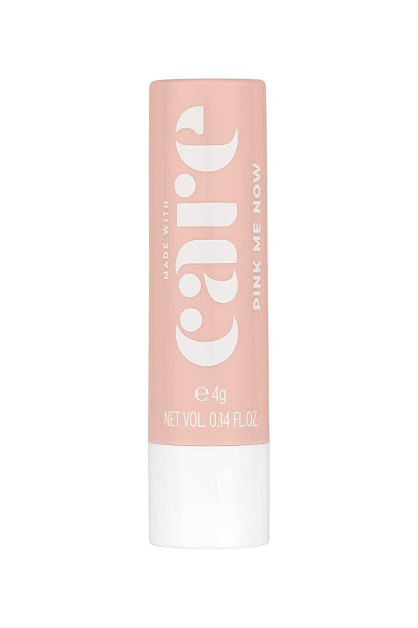 PINK ME NOW, Exfoliating Rosy Lip Balm, Daily Natural Lip Balm with 3-in-1 Action, (4g)