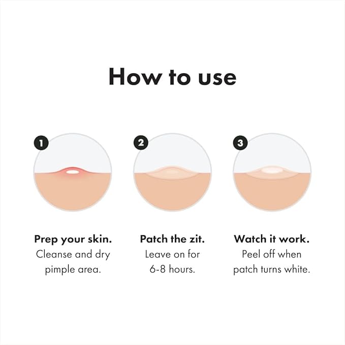 a.l.m. Magical Patch (3) Hydrocolloid pimple patches. These ultra thin & translucent hydrocolloid adhesive covers and absorb unwanted pimples. Parches Para Acne for skincare.