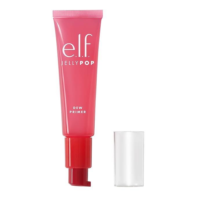 e.l.f. Jelly Pop Dew Primer, Limited Edition Translucent Face Primer For Moisturizing & Smoothing Skin & Gripping Makeup, Vegan & Cruelty-Free