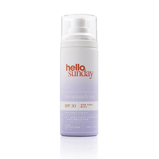 The Retouch One Sun Face Mist SPF 30 Pa Plus by Hello Sunday for Women - 2.54 oz Mist