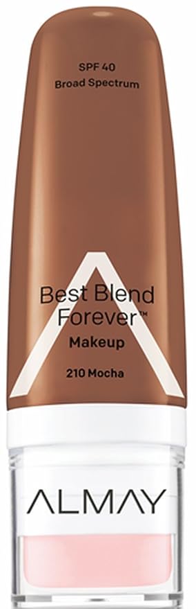 Almay Best Blend Forever Foundation, Moca, 1 fl. oz., SPF 40 Broad Spectrum