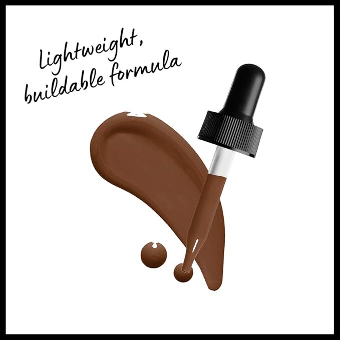 NYX PROFESSIONAL MAKEUP Total Control Pro Drop Foundation, Skin-True Buildable Coverage - Cocoa