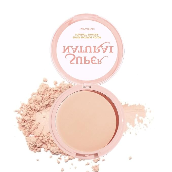 Oil Control Face Pressed Powder, Matte powder setting powder, long-lasting and waterproof loose powder, Flawless Lightweight Face Cosmetics, Cruelty-free, (03, 1 Pcs)