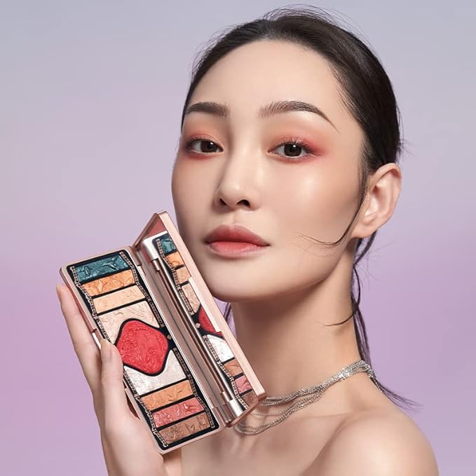 FLORASIS Floral Engraving Phoenix Makeup Palette (01 Gold Brown)