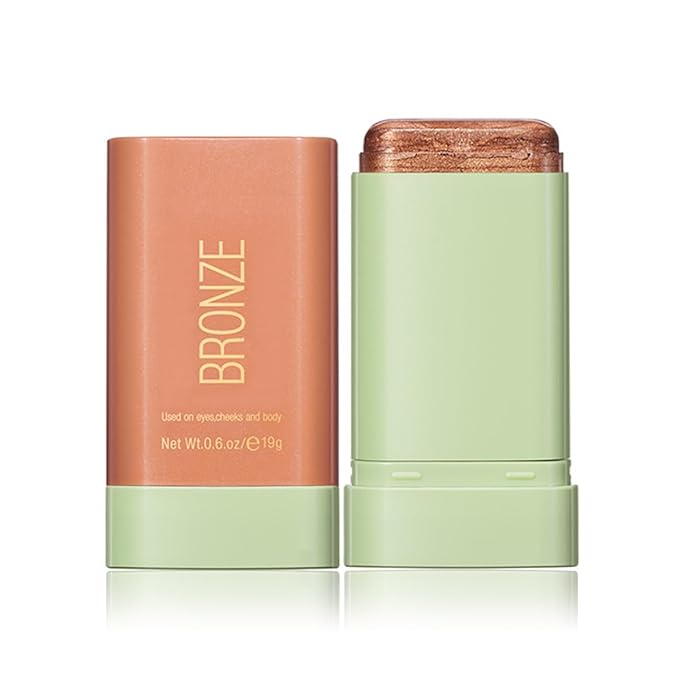 Multi-Purpose Makeup Blush Stick, 3-in-1 Beauty Tinted Solid Blush Stick For Cheeks, Lips And Eyes Waterproof Natural Cream Blush Stick With Long-Lasting Moisturizing Formula (#3Rich Glow)